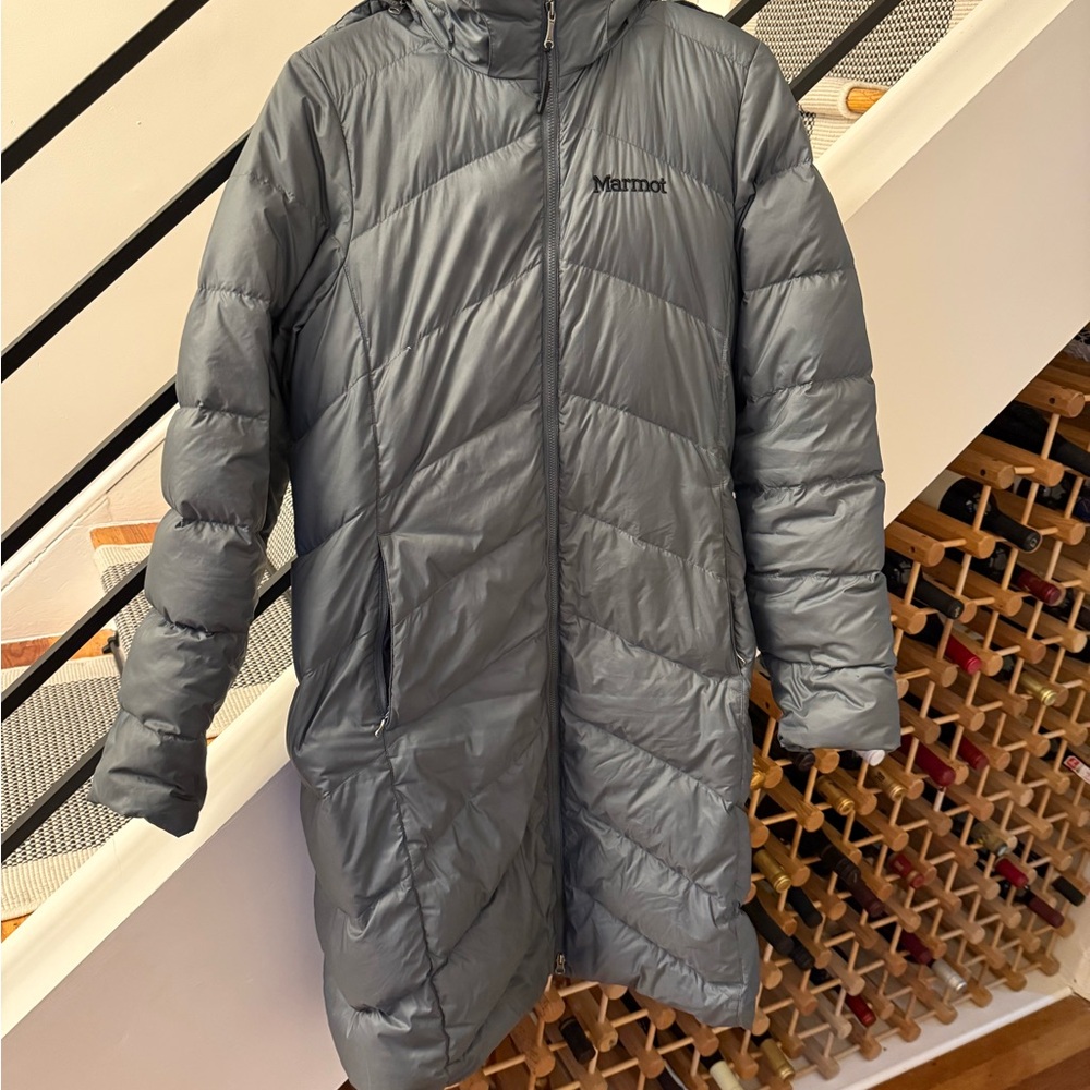 Marmot Gray Puffer Coat